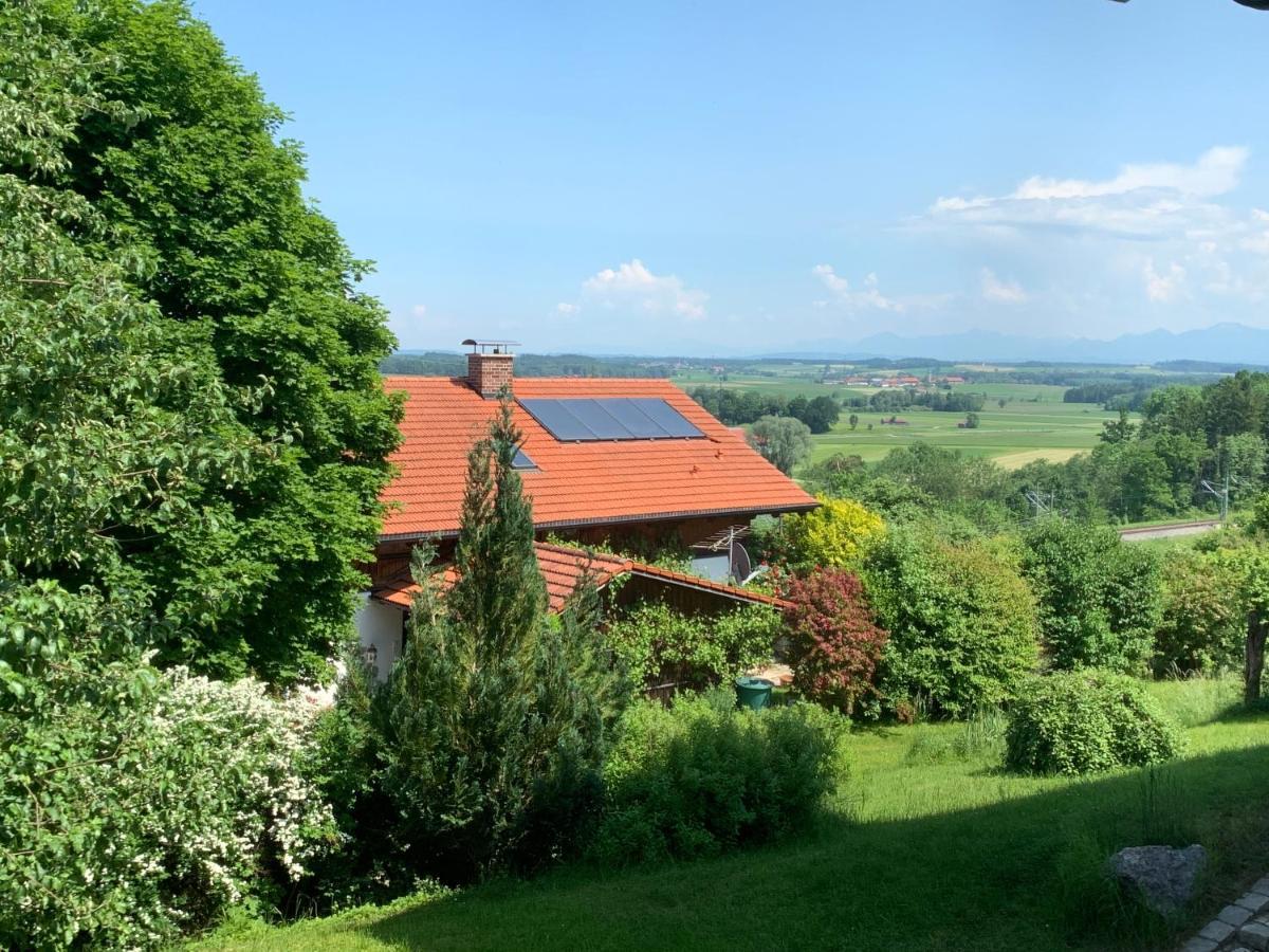 Alpenblick Nahe Muenchen Mit Outdoor Whirlpool - 21 Min Von Muenchen Mit Zug Assling Zewnętrze zdjęcie